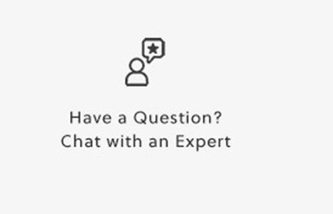 Have a Question? Chat with an Expert | Person with Chat Bubble Icon